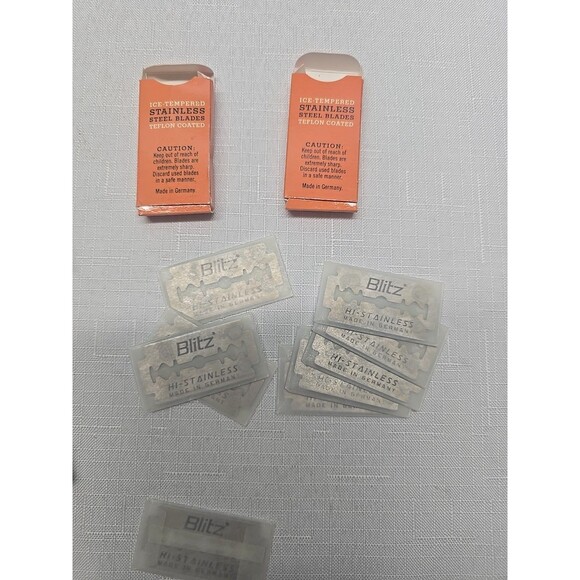 Vintage Van Der Hagen Safety Razor Germany Stainless Steel 9 Blades **READ** - Picture 2 of 10